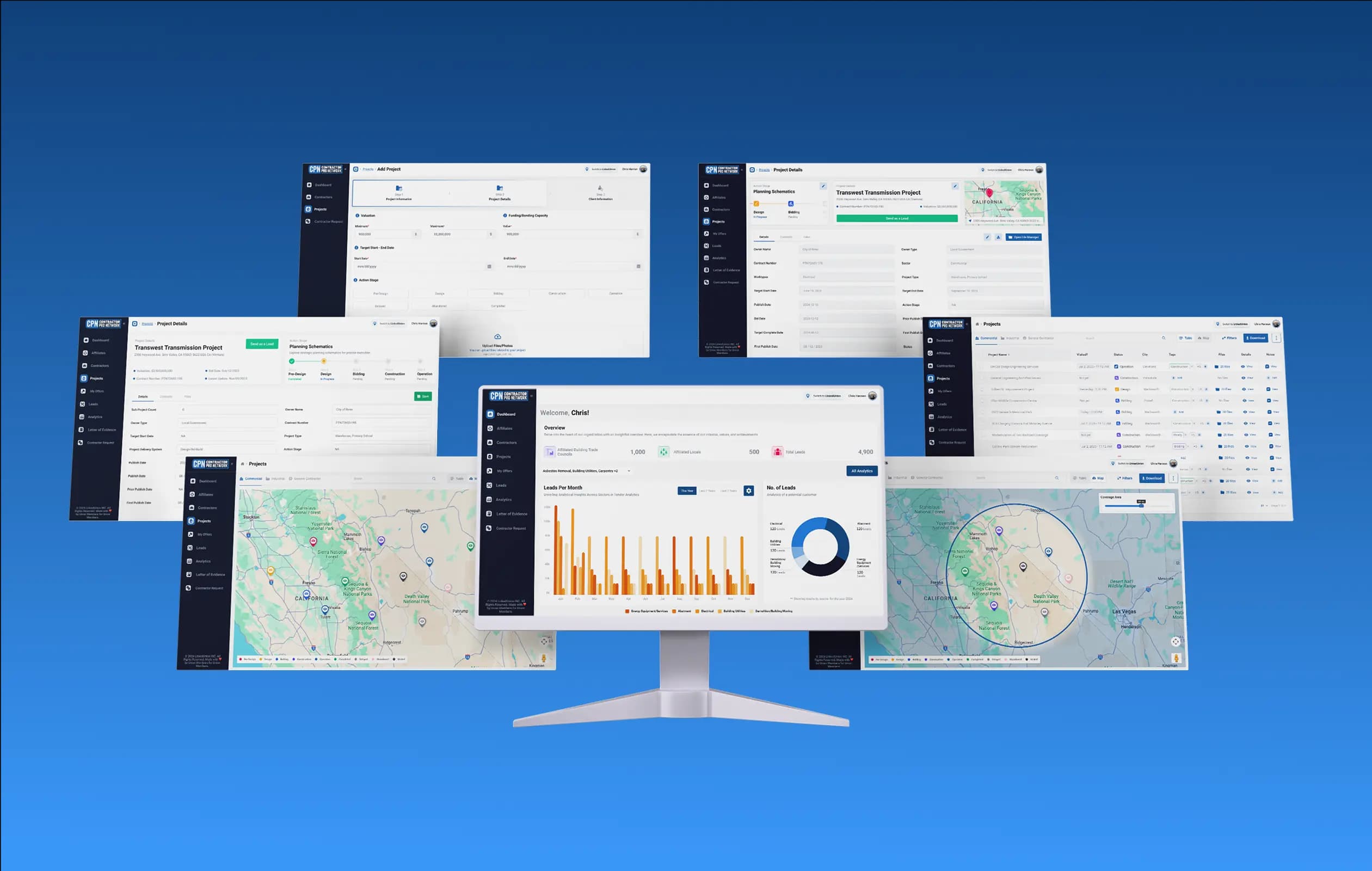 CPN project dashboard
