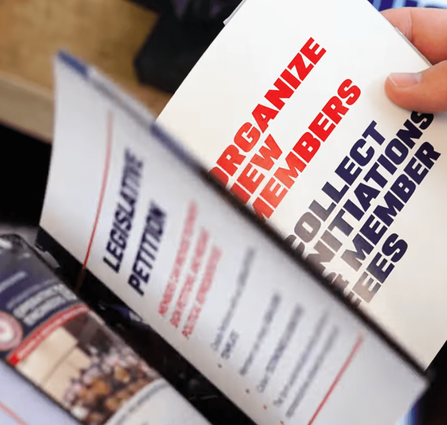 Union marketing strategy and printed materials