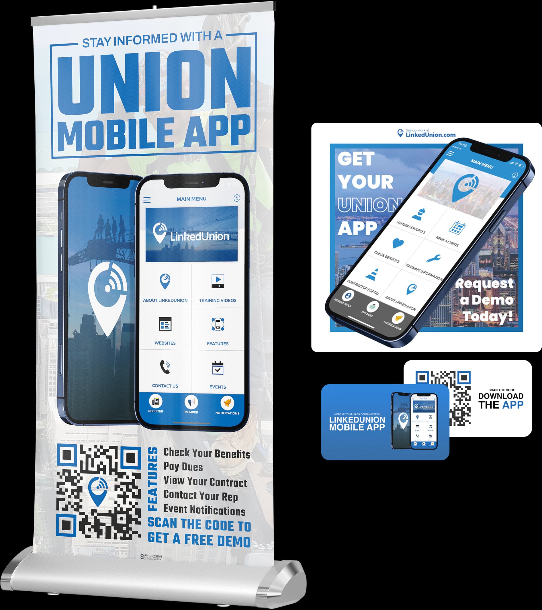 Union mobile app launch marketing materials